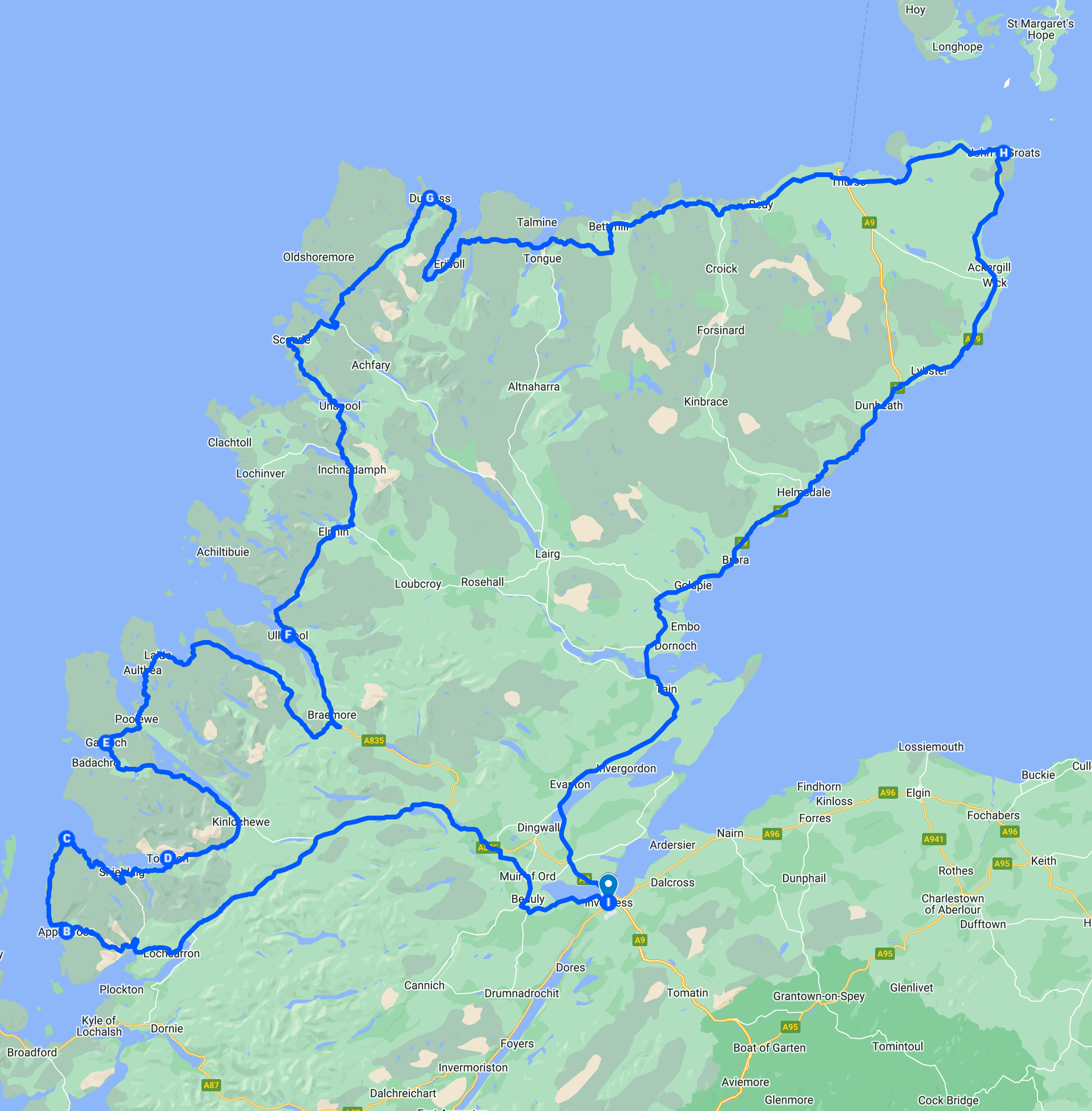 NC500 Map